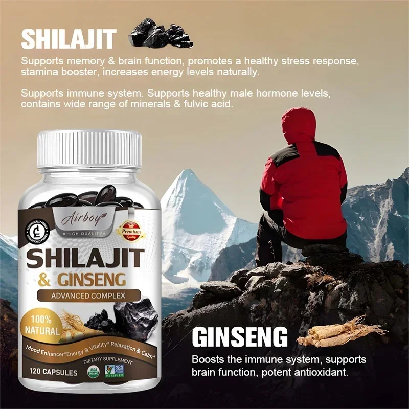 Shilajit - Energy Boost, Enhanced Performance, Promote Heart and Blood Circulation Health 3