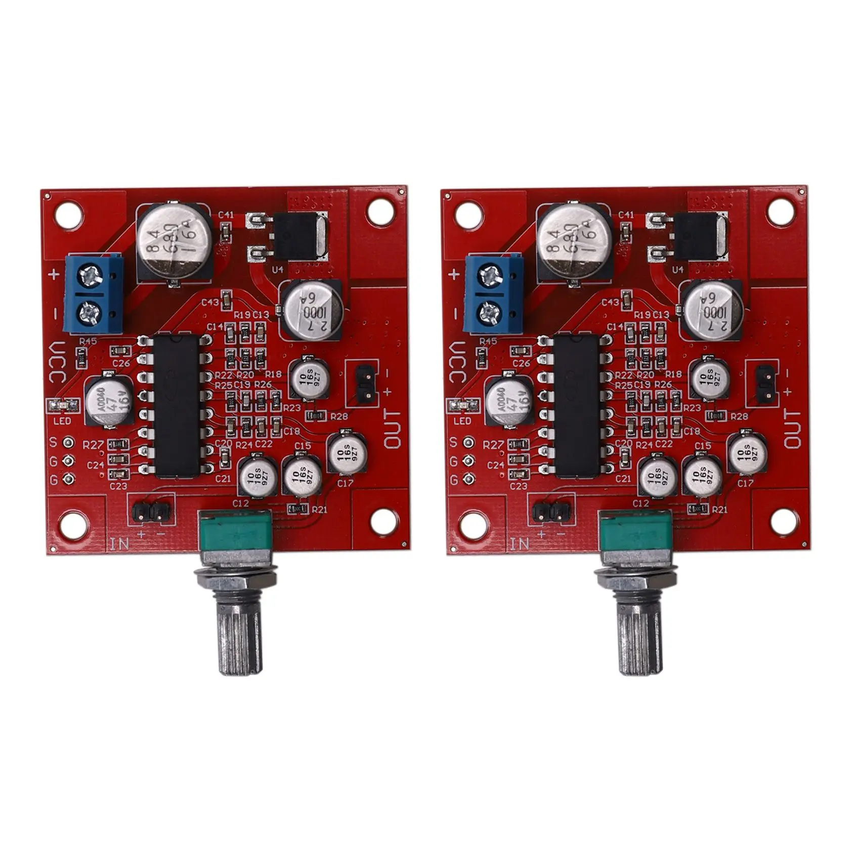 

2X PT2399 Microphone Reverb Plate Reverberation Board No Preamplifier Function Module