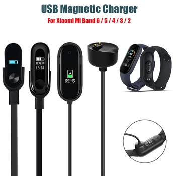 샤오미 미 밴드 USB 마그네틱 충전기 케이블, 스마트 손목 밴드 팔찌, 고속 충전 코드, 샤오미 미 밴드 2, 3, 4, 5, 6, 7 용