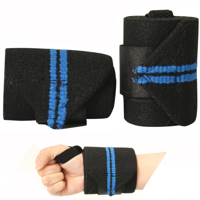 Adjustable Sport Wristband Wrist Wrap Bandage Support Band Gym Wrist Strap Safety Sports Protector Hand Bands 1Pair