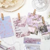 Journal GO 40pcs M5 Sakura Material Paper for Collage Junk Journal Scrapbooking Cherry Flower Diary Planner Floral Paper 4
