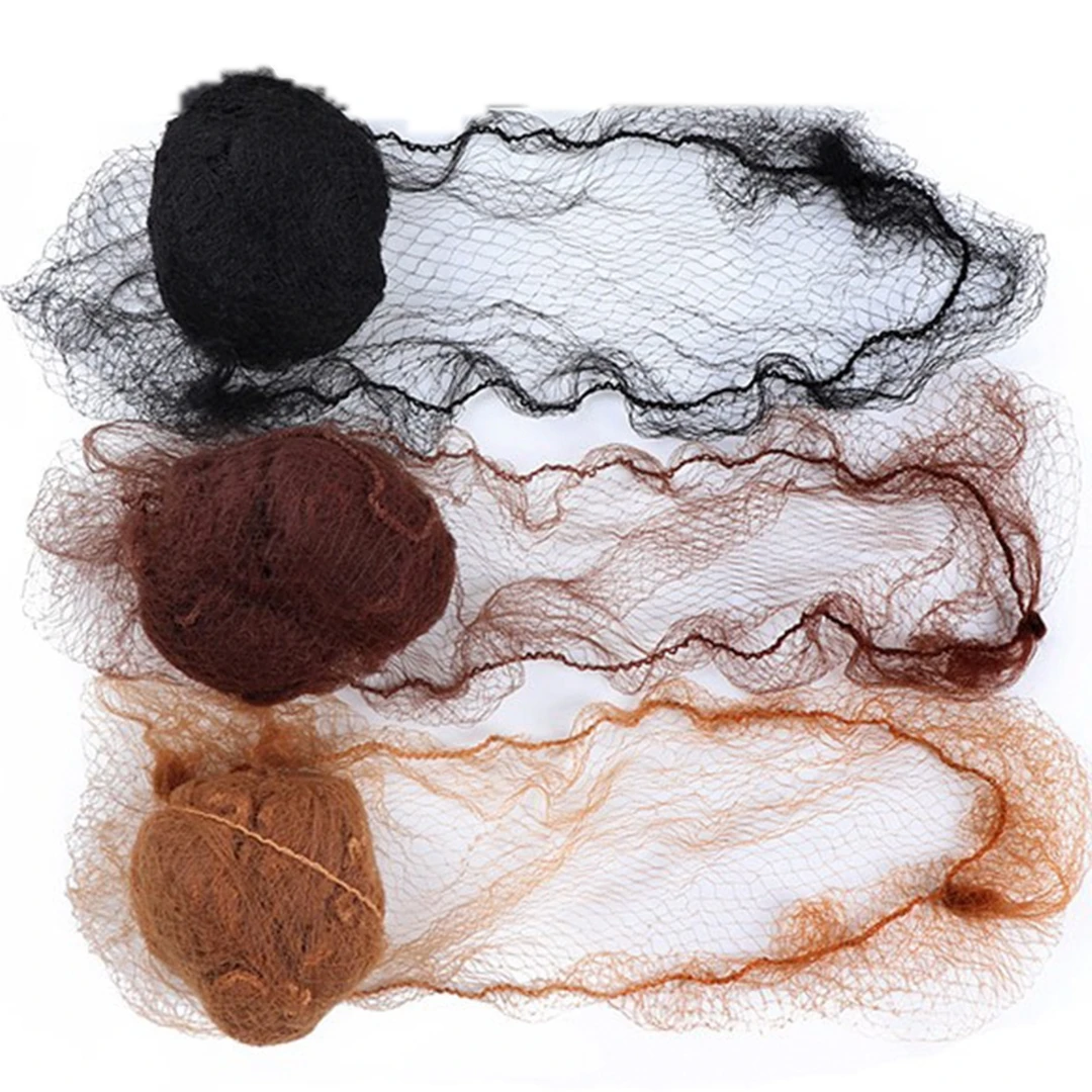 Nylon Hair Net For Bun Hair style 20Pcs