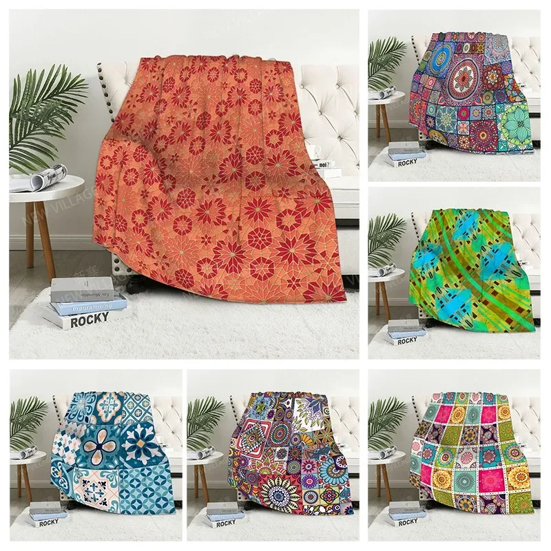

Plaid sofa for Knee blankets warm winter bed cover throw blanket Decor boho warm fleece Nordic Vintage Morocco Soft and hairy