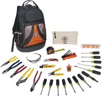 80028 Hand Tools Kit includes Pliers, Screwdrivers, Nut Drivers, Backpack, and More Jobsite Tools, 28-Piece 1