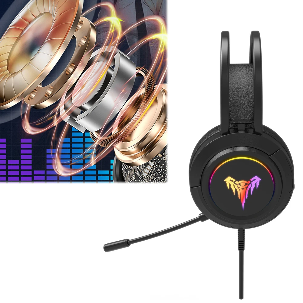 Gaming Headset with Mic Over Ear Headphones Gaming Headphones for PS4 PC Laptop