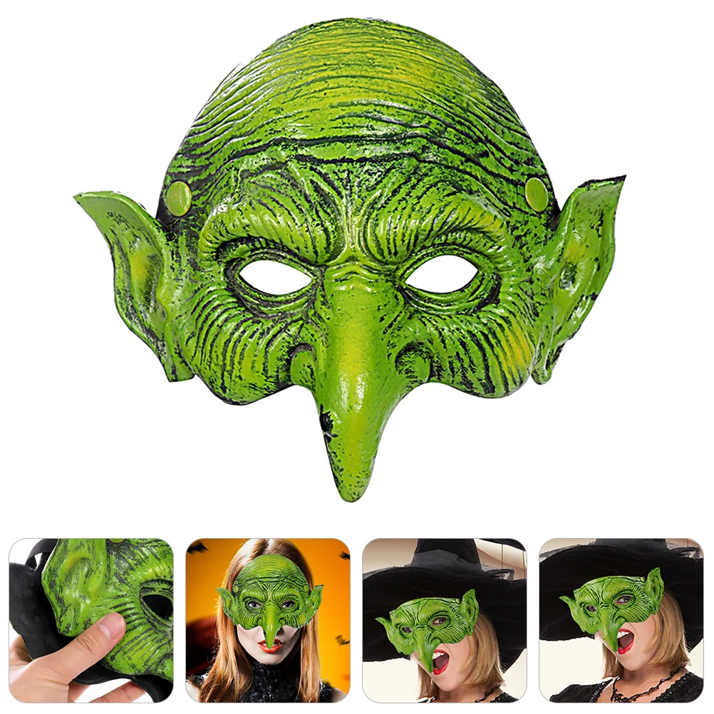 Witch Mask Ball Halloween Half Face Masks Party Favor Movie Prop Cosplay Horror Masquerade