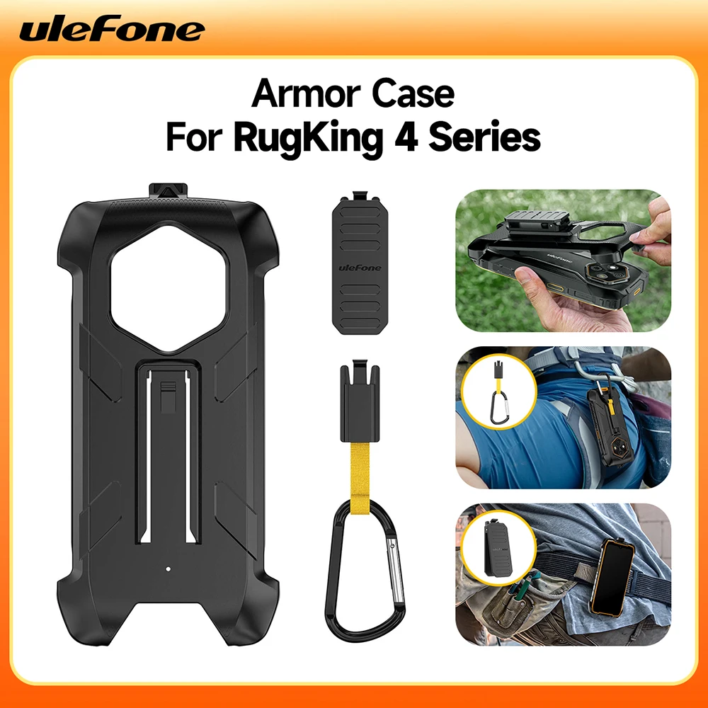 Ulefone Armor Case Shockproof Precise Cutouts Multifunctional Heavy Duty Protective Cover for RugKing 4 Pro