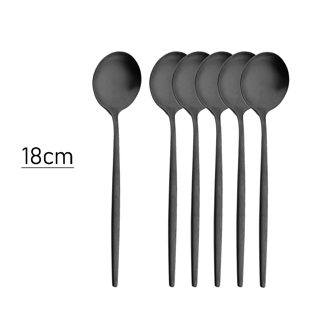 6Pcs Dessert Spoon