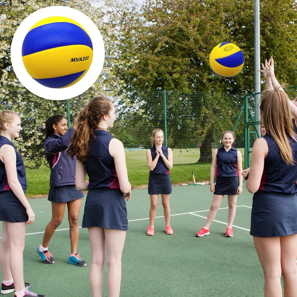 Description Picture 2 of itemSize 5 Volleyball Soft Touch PU Ball Indoor Outdoor Sports Sand Beach Play Competition Portable Train Exercise Professionals