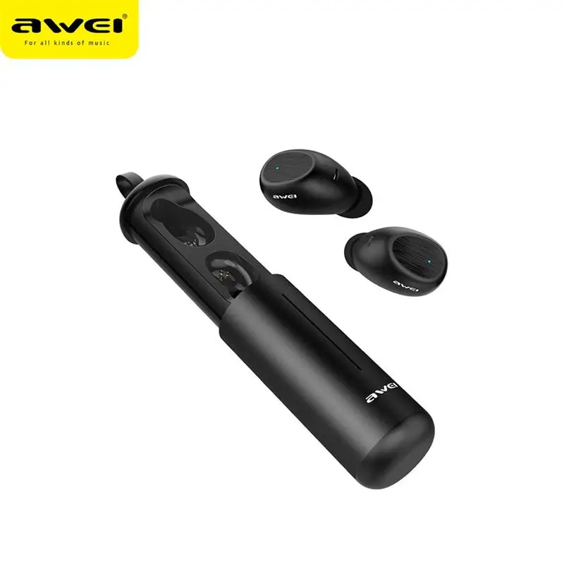 

TWS-Наушники Awei T55 с поддержкой Bluetooth, сенсорным управлением и микрофоном