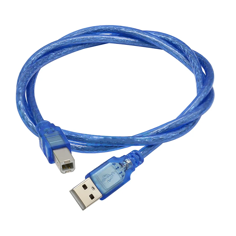 Usb Printer Blue Data Cable For Aarduno 2560 due por micro mini USB to UNO/MICRO DUE/MINI NANO/TYPE-C Charging Cable,Usb Charging Cable