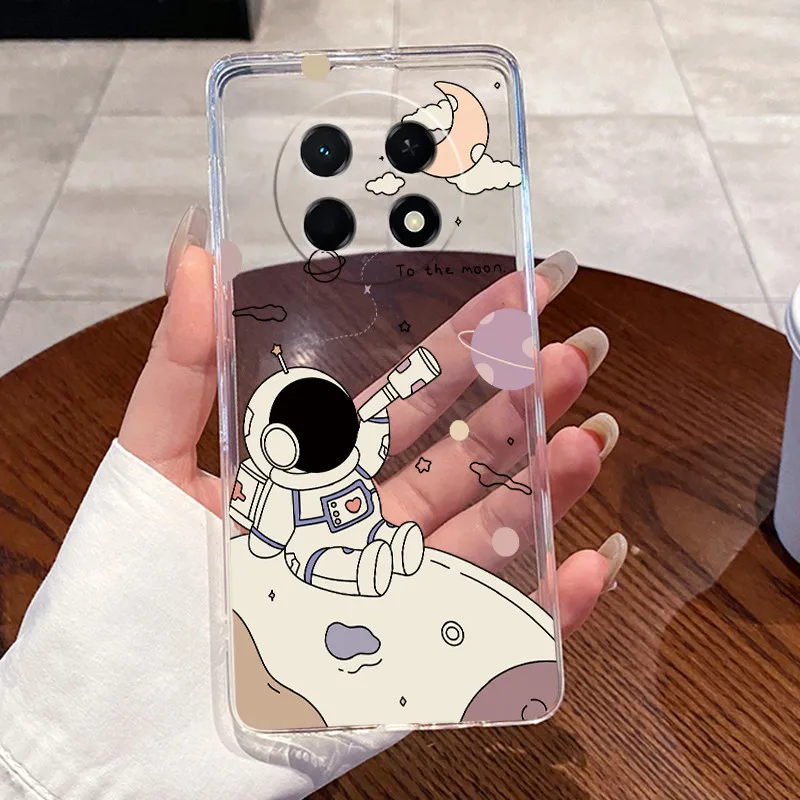 Aesthetic Cute Cat Cartoon Soft Silicone Transparent Phone Case Cover