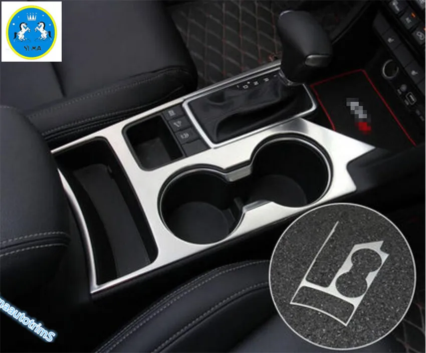 

Car Accessories Center Control Gear Shift Control Center Console Stall Water Cup Holder Cover Trim For KIA Sportage 2016 - 2020