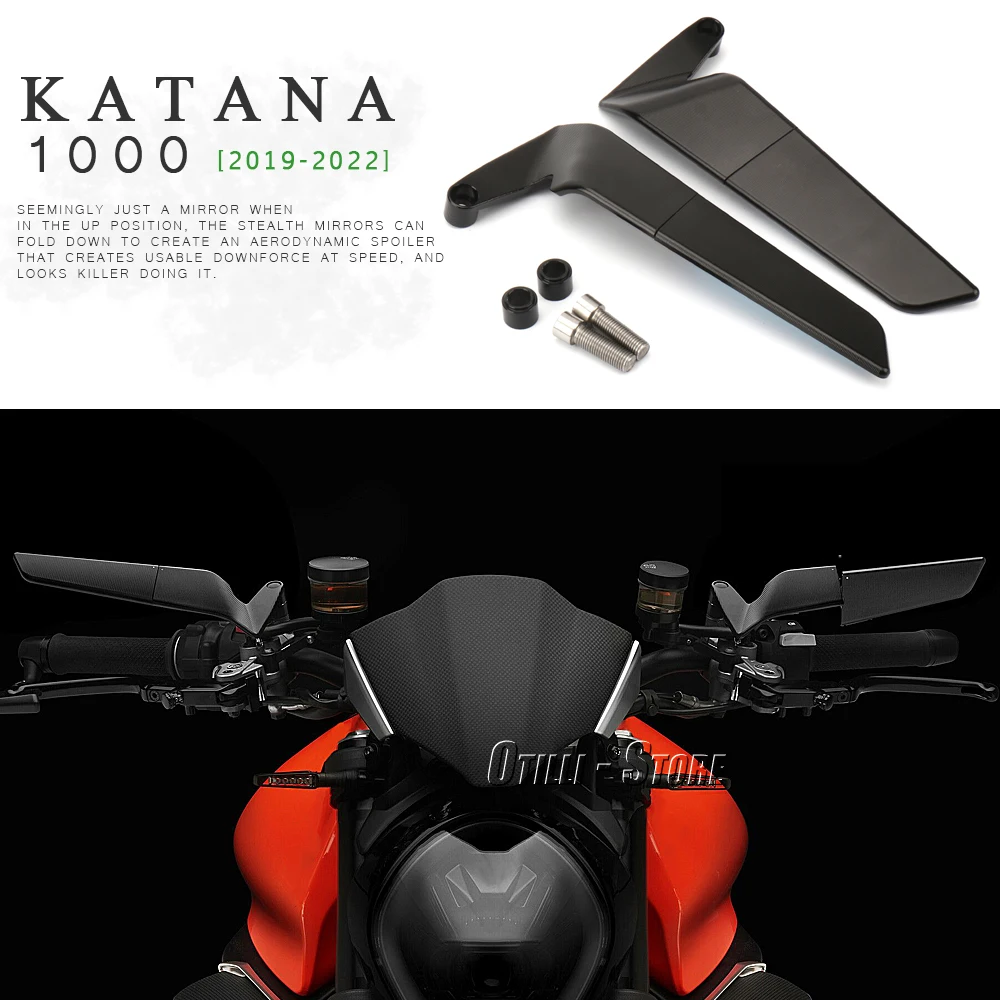 

2019 - 2022 For Suzuki Katana 1000 KATANA 1000 New Motorcycle Accessories Mirrors Racing Sport Aluminum Rear View Mirror