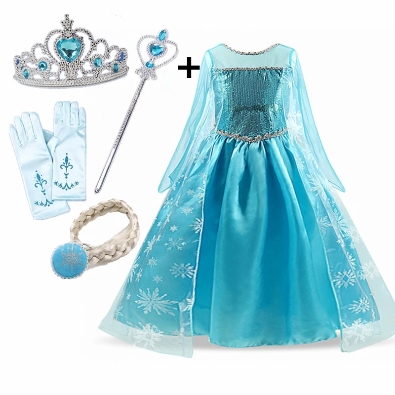 Halloween Dress Girls Costume Fancy Party Princess Cosplay Baby Dresses Children's Christmas Birthday Clothes Wednesday Vestido