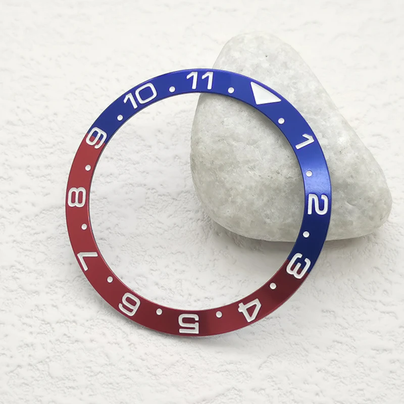 Aluminum Sloped Bezel Insert for Diver's Style Mechanical Watch Repair