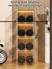 Super Big Transparent Storage box Blind Box Showcase for fingures organizes Acrylic Box helmet book showcase display dustproof 4