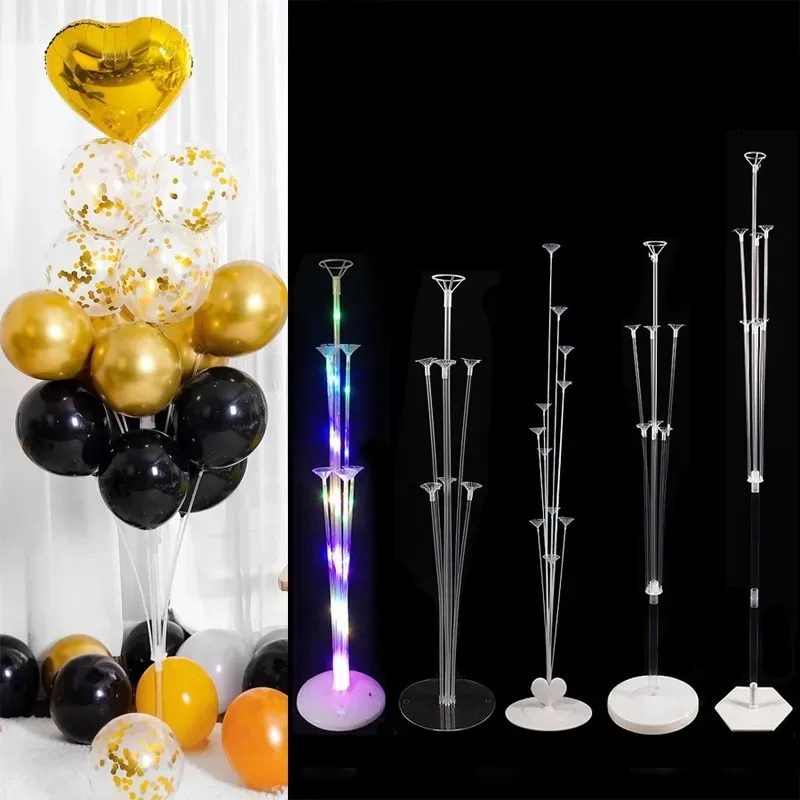 Reusable Balloon Arch Stand Kit Includes Stick Tubes and Holder for Multi-Purpose Event Decoration Set for Celebrations.