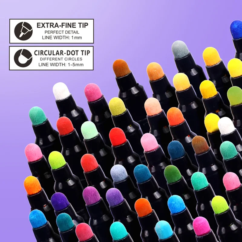 84 Colors Dual Tip Acrylic Paint Pens Markers for Wood Canvas Stone Rock Painting Glass Ceramic Fabric Metal Art Supplies acrylic paint markers,paint marker pen,paint marker pens,art markers,art marker pens