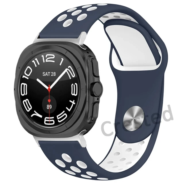 Breathable Silicone Sport Band for Smartwatch - 47mm Strap