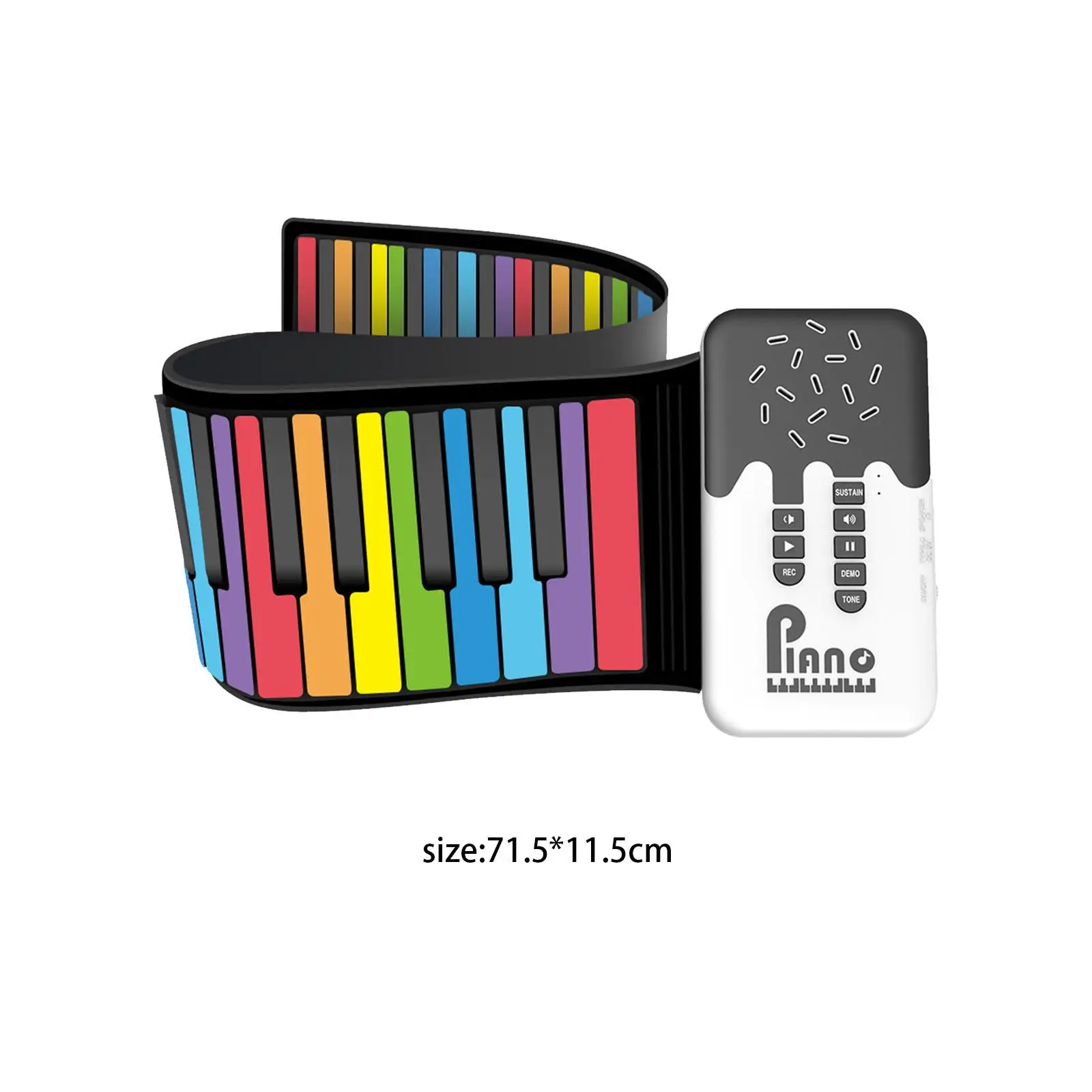 Roll up Piano Lightweight Hand Roll Piano for Kids Adults Children Beginner