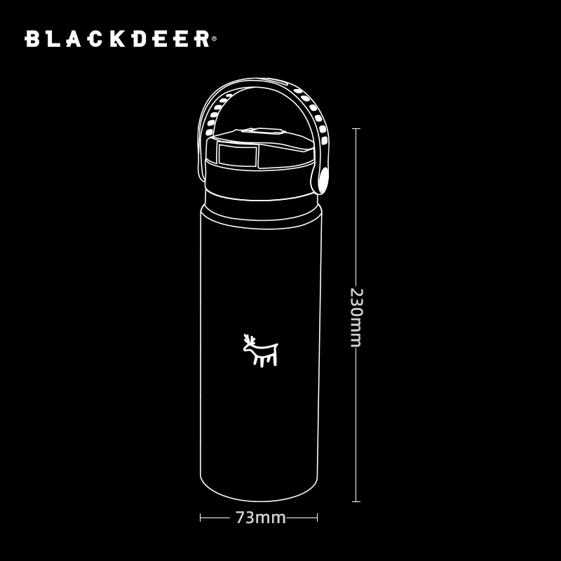 Blackdeer Travel Portable Thermos for Water Bottle Large Capacity Thermos Bottle Insulated Vacuum Flask Tumbler Thermal Cup camp Outdoor and Sports Sports Accessories
