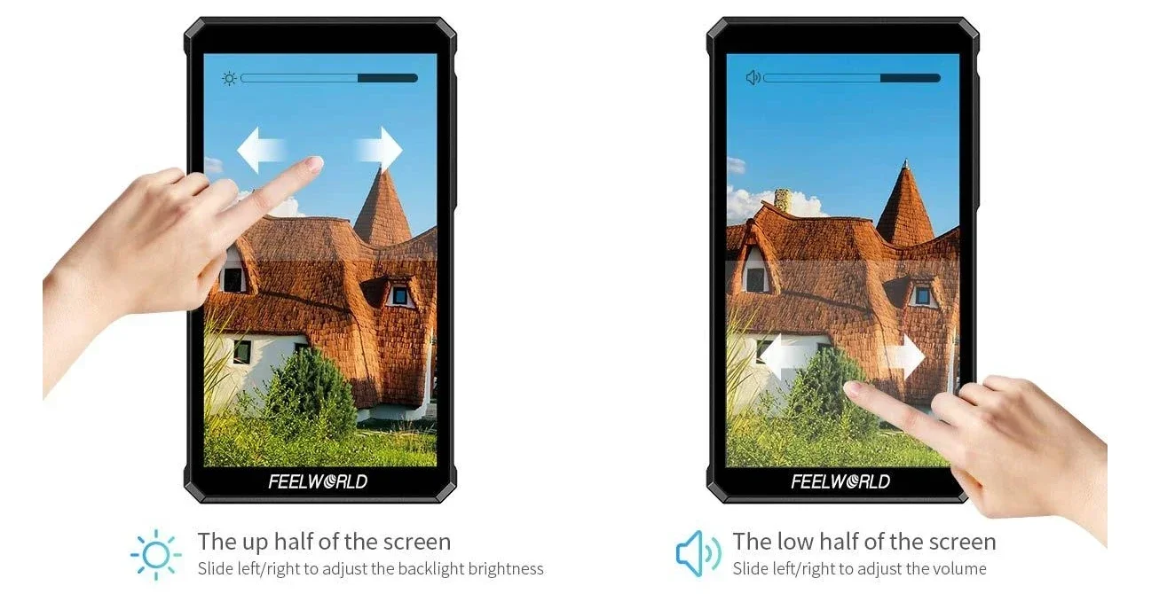 FEELWORLD PS6 5.5" On-Camera Field Monitor IPS FHD1920x1080 4K OLED Touch Screen