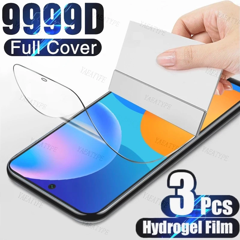 

Гидрогелевая пленка для Huawei P Smart 2021 2020 2019 Z, 3 шт., Защита экрана для Huawei Nova 5T 6 7 8 9 10 SE 2S 3i 5i Pro, не стекло