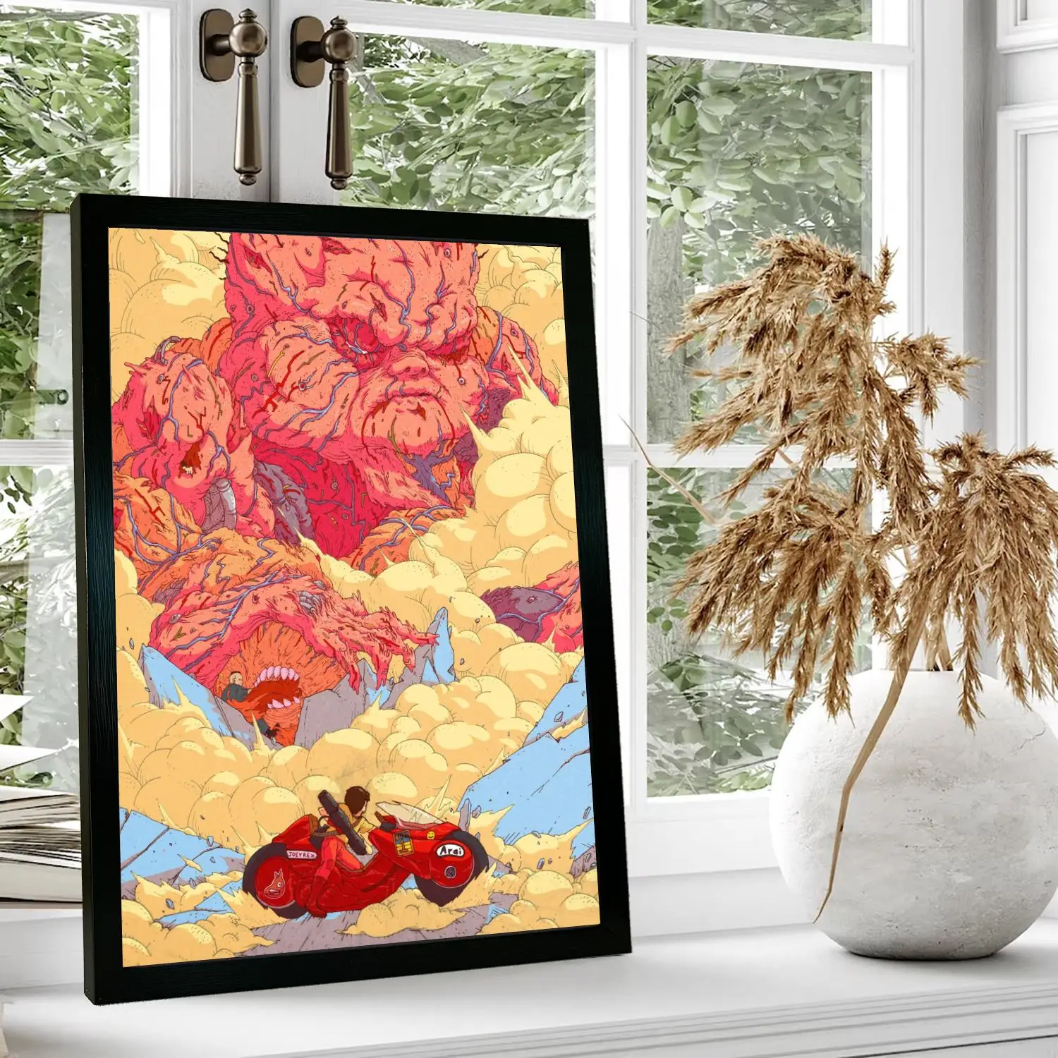 『家族』絵画・インテリア Amazon.co.jp: 絵画 家族キリンインテリア 絵画 カラー水墨画