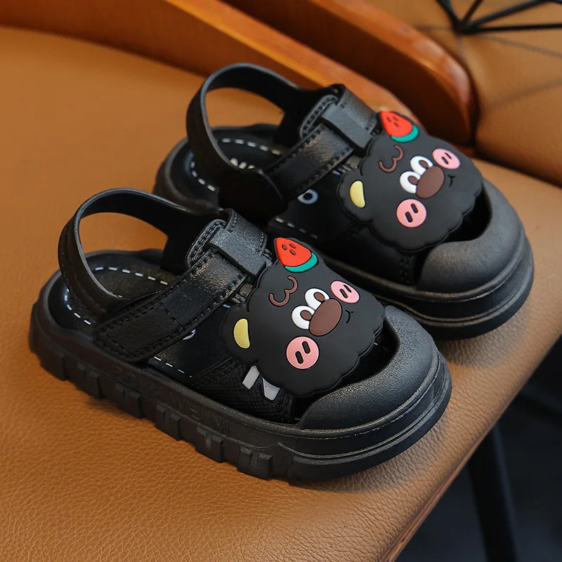 Kids Shoes Children Sandals Kids Sandals Beach Shoes Kids Sandals Babies Non-slip Cartoon Pattern Children Sandals Boys Girls Soft Bottom Footwear Lightweight Students Sport Shoes