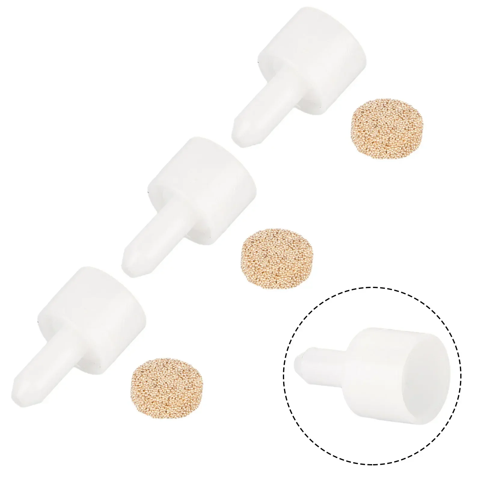 Fuel Tank Vent Breather 3PCS For Husqvarna 334T 346 338XPT 340 345 350 357XP 359 440 445 450 455 For Rancher 460 570 575 576
