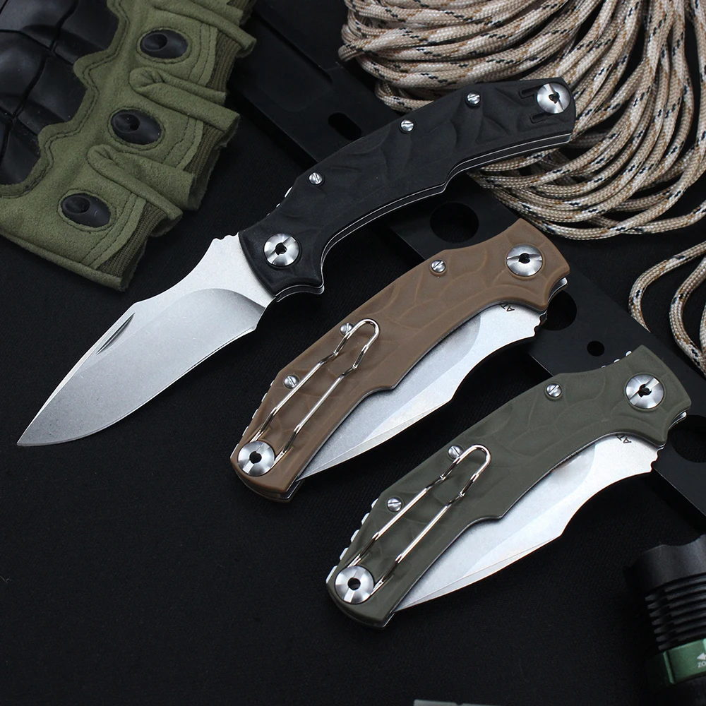 New Pohl Force Tactical Folding Knife ATS-34 Blade Outdoor Portable Multipurpose Survival Combat Pocket Knives Self-defense Tool 6