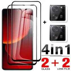 Comprehensive 4 - in - 1 Tempered Glass and Camera Lens Protective Film Set - Xiaomi 12T Pro (2PCS Lens 2PCS Glass)