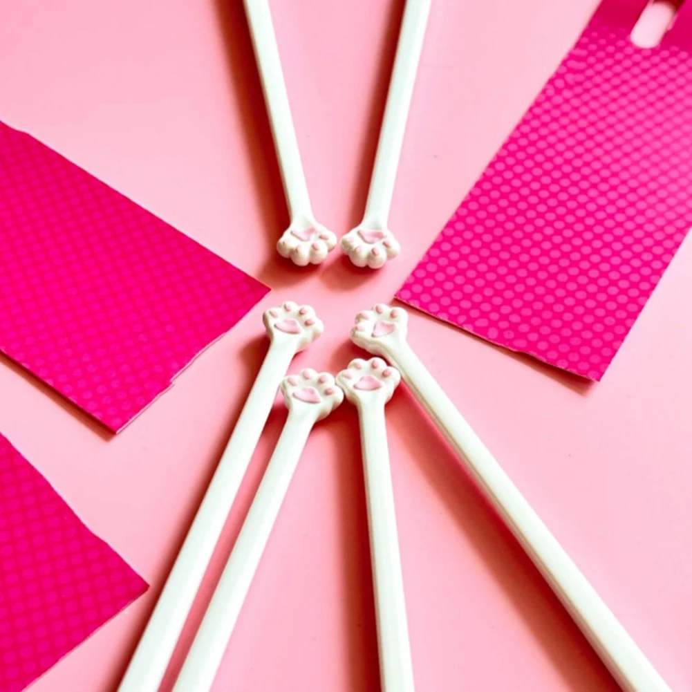 Cat Paw Chopsticks Cute Pink Paw Chopsticks Portable Non-Slip Chopsticks Multi-Function Cartoon Chopsticks for Home Kitchen