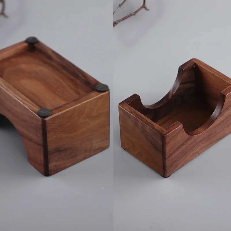 Japanese Wooden Coasters Placemat Shelves Coasters Boxes Storage Wooden Boxes Convenient Kitchen Storage Supplies