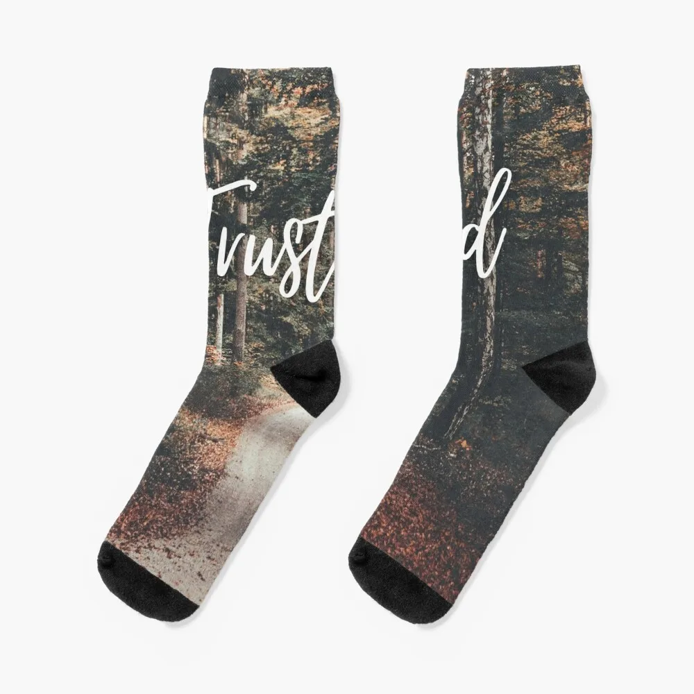 Trust God Socks Novelties kids socks Thermal socks man winter moving stockings Socks Ladies Men's who can you trust