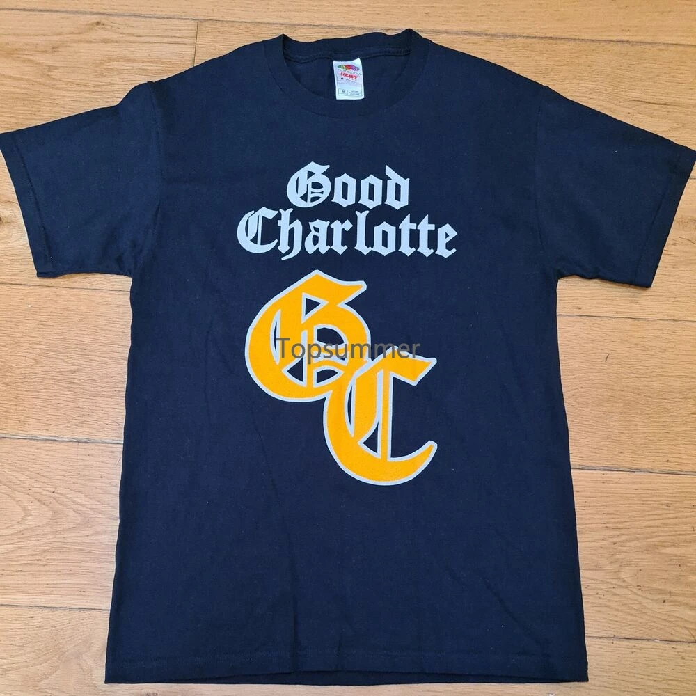 Good Charlotte T Shirt Black London 2007 100% Cotone Taglia Media