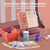Scanning Cash Register Bills Coins Children's Food Simulation Supermarket Play House Game With Sound Lights Kids Toys Xmas Gifts 3