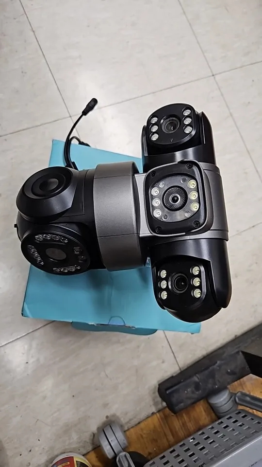 ICsee Wireless PTZ IP Camera 8K 15MP 3-Lens 3-Screen 9MP 4K 2-Way Audio WiFi Outdoor CCTV Security Surveillance Cam photo review