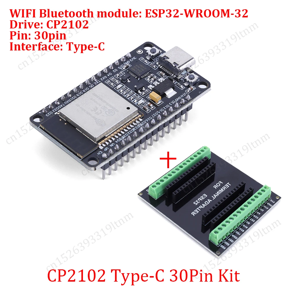 ตัวเลือกสินค้า ESP32 บอร์ดพัฒนา WiFi + Bluetooth สำหรับโปรเจกต์อิเล็กทรอนิกส์