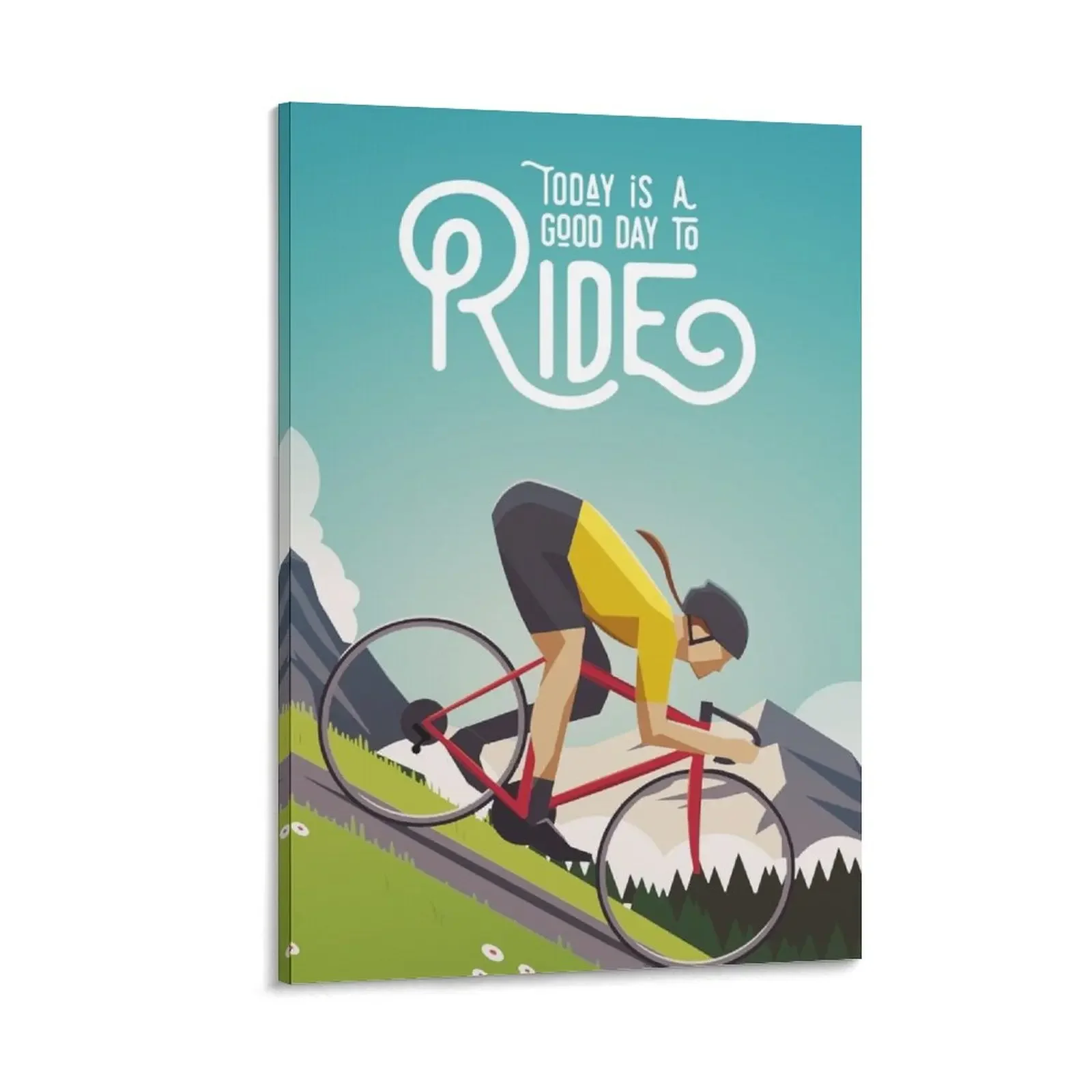 

Today is a Good Day to Ride Canvas Painting Decorative prints wall painting Picture on the wall wall decoration painting