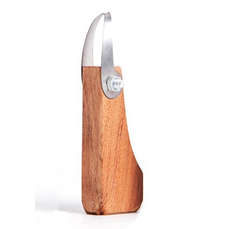 

1 Pc Wood Color Trimming Knife Diy Annular Scraping Large Blank Knife Clay Sculpture Carving Texture Scraping Tool