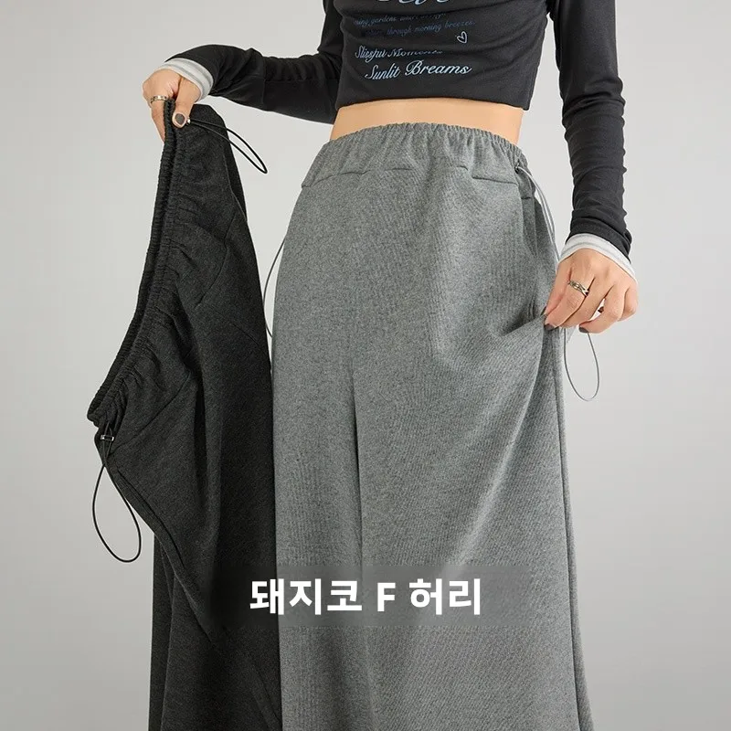 임산부 와이드 레그 팬츠 봄 여름 경량 태아 지지대 9포인트 외부 착용 임산부용 꽃무늬 팬츠