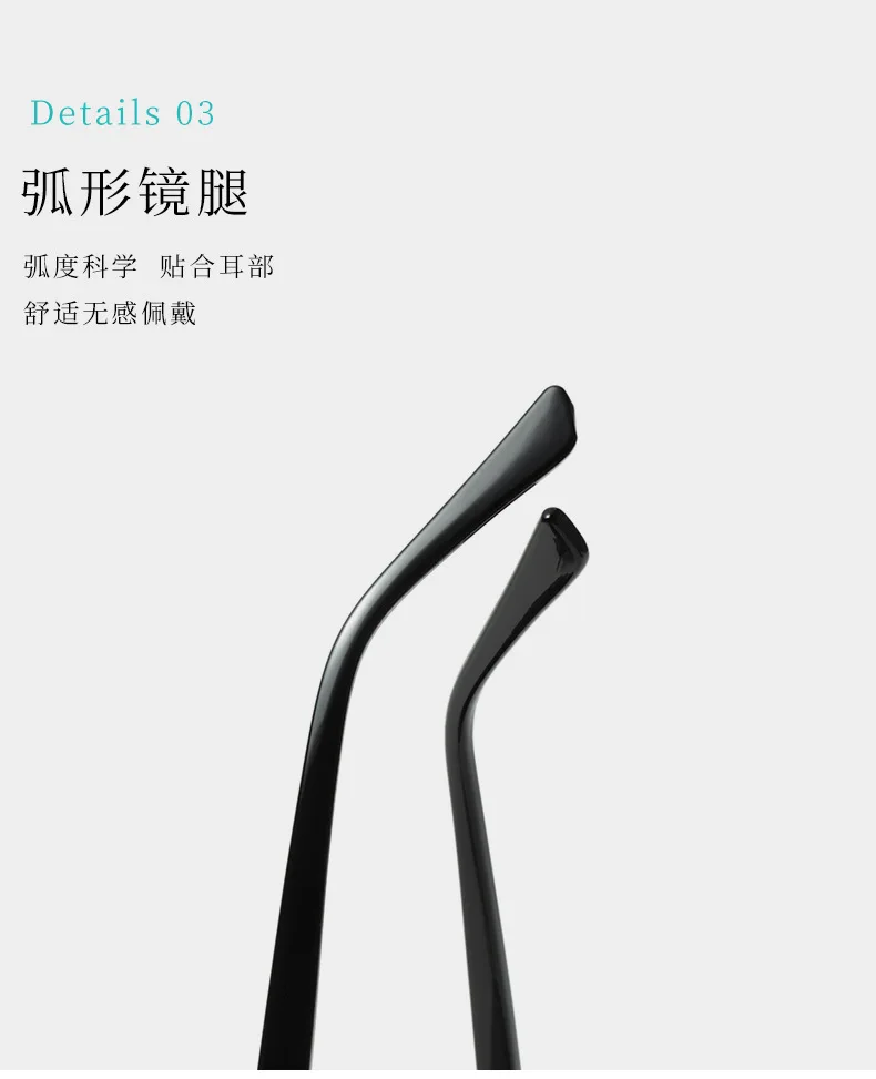 Fashionable Trendy Women Men Square Sunglasses Frameless Rectangular Sunglasses Gradient Sun Glassesfor Daily Life ﻿ – Detail 9