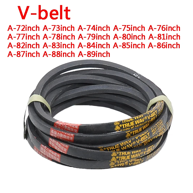 

V Belt Type A Triangle V-belt A-type Rubber Belts A-72inch A-74inch A-76inch A-78 A-80 A-82 A-84 A-85 A-86 A-87 A-88 A-89 Inch