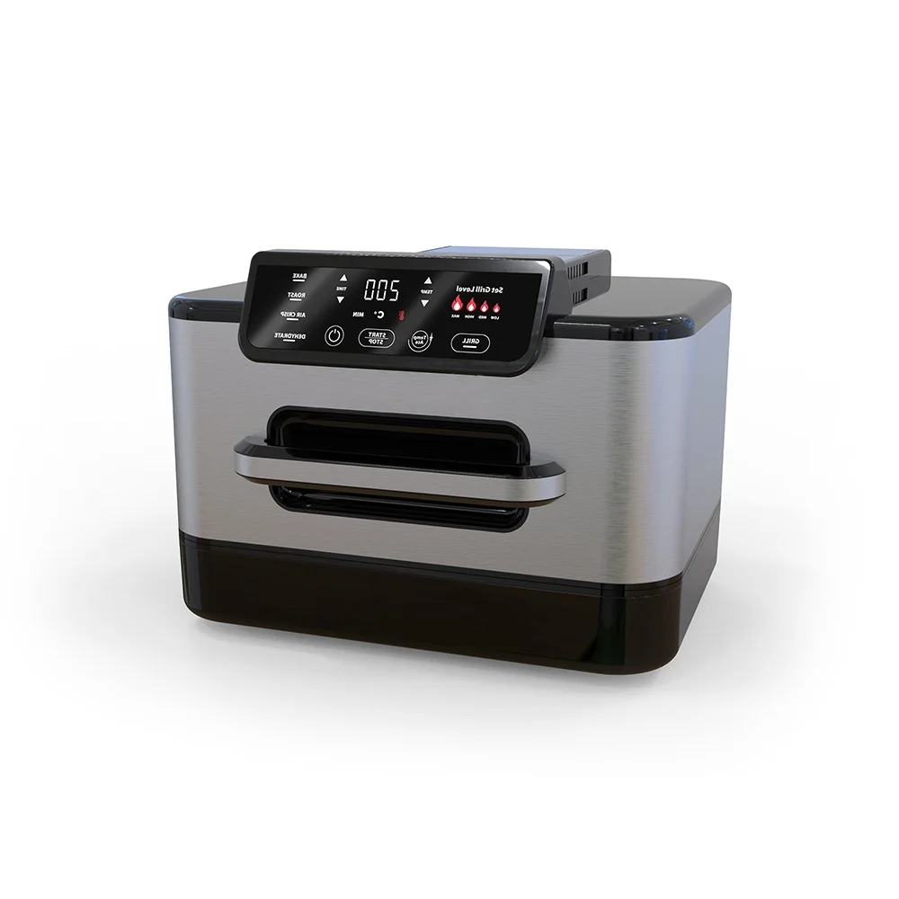 

2022 New Design Oem Own Patent The Smart Grill Digital Air Fryer Without Oil