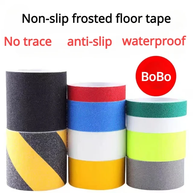 1 Roll Frosted Non-slip Tape, Stair Step Steel Sandpaper Self-adhesive  Non-slip Tape, Stairs Anti Slip Tape Strips