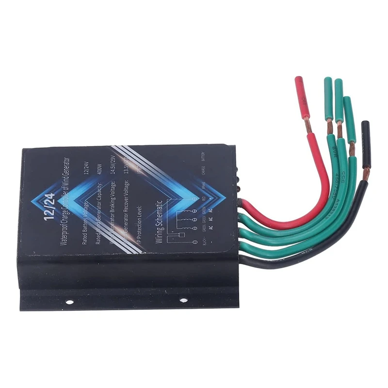 400W 12V 24V Wind Turbine Charge Controller Mini Wind Turbine Generator Controller Generator IP67 Waterproof