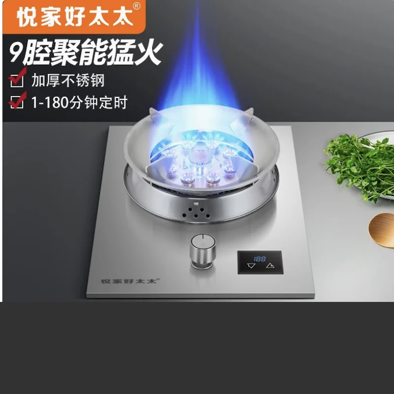 Kitchen burner Cooktops Energy saving gas stove 1 burner Home Natural liquefied gas cooktop Stainless steel cooktop stove