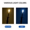 10Pcs 1:87 LED Candle Light Miniature Candlesticks Dollhouse Electric Light Lamp Candelabra Doll House Decoration Accessories 2